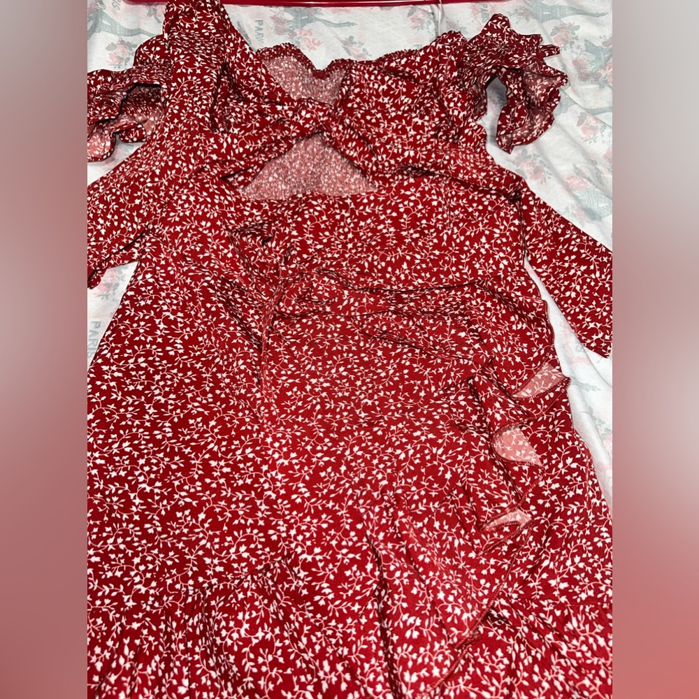 Red shein dress